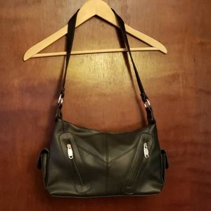 Black shoulder bag